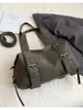 Bolsa de Moto Estilo Punk Melard para Mulheres 2026 Nova Vintage Grande Capacidade Bolsa Tote Versátil Ombro Transversal Tendência