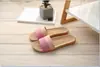 Nuevas Pantuflas de Piso Pantuflas de Algodón Lino Sandalias de Casa Pantuflas Sandalias de Verano Pantuflas Pantuflas de Piso H-4