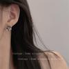 Aretes Aurora de Azúcar Cristal para Mujer Nuevo 2024 Explosiones Aretes Pequeños y Exquisitos Lujo Ligero Aretes Elegantes de Alta Gama