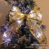 Cross Border Fita de Natal LED String Light Árvore de Natal Luz Decorativa Luz Cetim Caixa de Presente Fita Decorativa Flash Light String