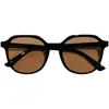 Gafas de Sol Retro Color Té para Mujer Moda Trendy Estilo Callejero Atrezzo para Foto Gafas de Sol 2022 Nuevas Protección UV