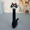 Popular Jarrón de Gato Peculiar en Sitios Web Independientes, Divertida Figura de Gato, Escultura Única de Gato Negro, Mini Decoración de Resina para Escritorio