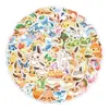 60 Lindos Stickers de Graffiti de Dibujos Animados Baoke Meng para Decoración Transfronteriza, Fundas de Teléfono y Calcomanías para Coche al por Mayor