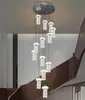 Lámpara de Araña para Sala de Estar Moderna Minimalista Elegante Iluminación de Escaleras Luz Nórdica Lujo de Gama Alta Nuevo Modelo 2026 Luz para Vestíbulo Principal