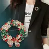 Broche de Natal europeu e americano mais vendido, distintivo fofo do Papai Noel, acessórios, corsage da série de Natal personalizado, produtos de atacado