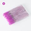 Escova de Cílios Descartável com Haste de Cristal Cabelo de Nylon Pincel de Maquiagem Cílios Postiços Curvador Pente para Sobrancelhas Maquiagem Bastão de Gloss