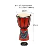 Tambor Africano Polegada Crianças 4 polegadas Jardim de Infância Padrão 8 polegadas Entrada de Estudante Tambor de Mão Lijiang Pele de Cabra Tambor Pintado DIY
