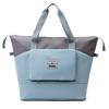 Nova bolsa de viagem expansível feminina portátil de grande capacidade Oxford pano saco de bagagem de viagem saco de armazenamento saco Sports Fitness Bag