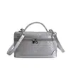 Bolsa Feminina Exclusiva Super Popular 2026 Nova Moda Bolsa Transversal Trançada com Acabamento de Luxo Bolsa de Mão Casual Bolsa Quadrada Pequena
