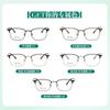 Montura de Gafas para Hombre de Titanio Puro Ultraligero Miopía Hombre Negocios Montura Completa Montura Plana Montura de Titanio Lote de Montura Retro de Titanio Completo