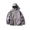 Roupas Masculinas North Boundary 2026 Verão Novo Outdoor Leve Teflon Tripla-Proteção Série Montanha Jaqueta com Capuz