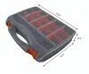 Caja de Piezas con Compartimentos Accesorios de Ferretería Caja de Almacenamiento de Plástico Portátil con Múltiples Compartimentos Caja para Clasificación de Componentes Terminales Apilable y Extraíble
