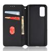Funda para teléfono móvil Samsung S20, funda abatible con succión magnética, funda de cuero anticaídas, tarjetero, patrón tridimensional