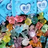 Bolsa Ciega Estéreo Luminosa de Animales Pequeños Brillo Nocturno Adornos Infantiles Micro Lindo Modelo de Animal Adornos para Casa de Muñecas