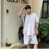 Conjunto de Camisa de Manga Curta de Verão para Homens e Mulheres, Conjunto de Duas Peças de Shorts de Manga Curta para Casais de Alta Qualidade, Conjunto Esportivo e de Lazer de Marca Tendência