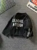 Sudadera para niño 2025 Nuevo conjunto de otoño para niños Estilo coreano cool Conjunto moderno de dos piezas de moda estilo callejero