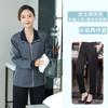 Ropa de trabajo de limpieza manga larga suéter de otoño e invierno Hotel traje de limpiador de habitaciones de hotel tía de la propiedad uniforme PA