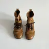 Gu YunRetro Botas de Encaje Feas Lindas para Mujer 2026 Nuevos Colores de Otoño Bloque de Color Botas de Senderismo Deportivas Casuales Botas Martin para Mujer
