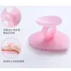 Cepillo para lavar la cara en forma de corazón directo de fábrica Ventosa de silicona cepillo de limpieza grande cepillo para champú de bebé cepillo de silicona para lavar la cara con forma de corazón