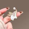 Lindo Broche de Perlas de Dumbo Diseño de Alta Gama para Mujer Pines Pequeños de Verano Japoneses y Coreanos Sentido de Alta Gama Corsage Accesorios para Abrigo