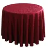 Especial Transfronterizo para Crochet Simple Liso Poliéster Mantel Redondo Grande Mantel para Mesa de Comedor Redonda Mantel para Mesa de Banquete de Hotel