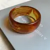 Pulsera Geométricamente Manchada de Resina Dopamina Colorida, Lujo Ligero, Pulsera de Nicho de Gama Alta, Pulsera Versátil Transfronteriza Europea y Americana