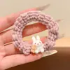Lindos Scrunchies de Conejito para Niñas, Bandas Elásticas para Chicas, Cuerdas para el Cabello de Alta Elasticidad Duraderas, Accesorios para el Cabello