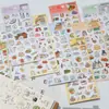 Pegatinas personalizadas al por mayor de dibujos animados láser para taza, impresión decorativa sin costuras, pegatinas de dibujos animados personalizadas