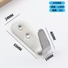 Lujo Ligero Acero Inoxidable Puerta Trasera Ropa Baño Gancho Individual Hogar Colgador de Ropa Puerta Cocina Gancho para Abrigo Gancho Estilo Antiguo
