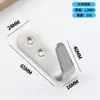 Ganchos de Ropa de Acero Inoxidable para Vestuario, Puerta de Partición de Baño, Ganchos de Pared para Baño, Venta al por Mayor