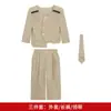 Novo Conjunto de Terno Ocidental Estilo Chinês para Meninos Roupa Formal Conjunto para Pajem Banquete de Primeiro Aniversário Bebê Pequeno Anfitrião Roupa de Performance para Passarela