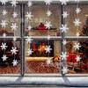 12 Guirnalda de Copos de Nieve Tridimensionales Colgante Decoración Año Nuevo Navidad Guirnalda de Copos de Nieve Flor Escena de Invierno Decoración Centro Comercial Escaparate