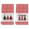 Paños de limpieza creativos temáticos de Navidad para Amazon transfronterizo, paños para el hogar, la cocina y la mesa de comedor, paños de cocina y toallas decorativas de Navidad