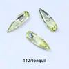 Dongzhou Gota d'Água de Cristal Base Pontiaguda Strass Acessórios para Joias DIY Pingente de Colar Strass de Vidro Super Brilhante Strass K9