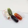 Jade sintético duas cores em formato de nuvem, irregular, com furo grande, contas de pedra sintética para pulseira DIY, corrente de celular, bolsa de tecelagem, acessórios de joia