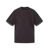 Neoism Marca Simples Tendência Verão Nova Camiseta Solta de Manga Curta Casual Masculina com Absorção de Umidade T26108