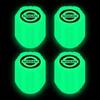 Tapa de válvula de neumático luminosa tapa de válvula de coche boquilla de aire para neumático de vacío de coche eléctrico decoración de cubierta de núcleo de válvula luminosa