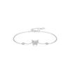 Pulsera de Plata Esterlina S925 Super Hada Mariposa Micro-Engaste Diamantes para Mujer Estilo Bosque Pulsera Fina de Alta Gama Estilo Frío Ins Joyería para Mano