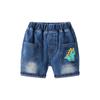 Pantalones Cortos de Mezclilla para Niños de Verano de Cintura Media Sueltos Cómodos de Algodón Casual Moda de Dibujos Animados Pantalones para Niños