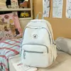 Mochila escolar de gran capacidad transfronteriza para chicas de secundaria, estilo bosque, versátil, mochila de alto valor estético, mochila para estudiante de preparatoria al por mayor