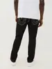 Marca de Moda de Rua Americana Verdadeira Transfronteiriça Jeans Y2K Branco Linha Grossa Buda Reto Jeans Casual para Homens
