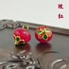 En Stock Nuevos Botones Estilo Chino Imitación Jade Estilo Nacional Traje Tang Botones Piedra Natural Flor Hecha a Mano Redondos de Perla Botones de Disco Cheongsam Hanfu