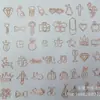 Clipes de Papel Metálicos de Animais de Desenho Animado Clipes em Formato Ouro Rosa Armazenamento Papelaria Criativa Venda por Atacado Material de Escritório