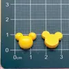 Cabeça do Mickey Colorida de Primavera, Estrela de Cinco Pontas, Coração de Resina com Cola Cremosa, Clipe de Orelha, Nail Art, Acessórios para Decoração de Capa de Celular