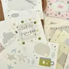Wowkawakawriting Fofo Material para Caderno de Segunda Fase Colagem de Papel Papel de Fundo Decorativo Base de Corte para Filmes Coreanos DIY