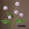 Bolas de Dente-de-leão com Mola Simulada, Crisântemo, Flores Artificiais, Adereços para Decoração de Casa e Casamento, Buquê Artificial de Alta Qualidade
