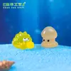 Micro-Paisaje Creativo Luminoso Animales Marinos Cangrejo Ermitaño Caballo Marino Pequeño Lindo Accesorios Decorativos DIY Pequeños Adornos