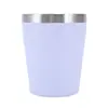 Copo Térmico de Aço Inoxidável Transfronteiriço 9oz Pequeno Portátil Mini Copo de Leite Simples de Dupla Camada Copo de Café a Vácuo Atacado