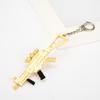 Frango modelo PUBG presente de metal pequeno pingente Jesus sobrevivência camuflagem ouro 98K jogo periférico chaveiro