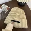 Gorro de lana alargado para otoño e invierno, de lana, estilo coreano, resistente al frío y abrigado, moderno y combinable.